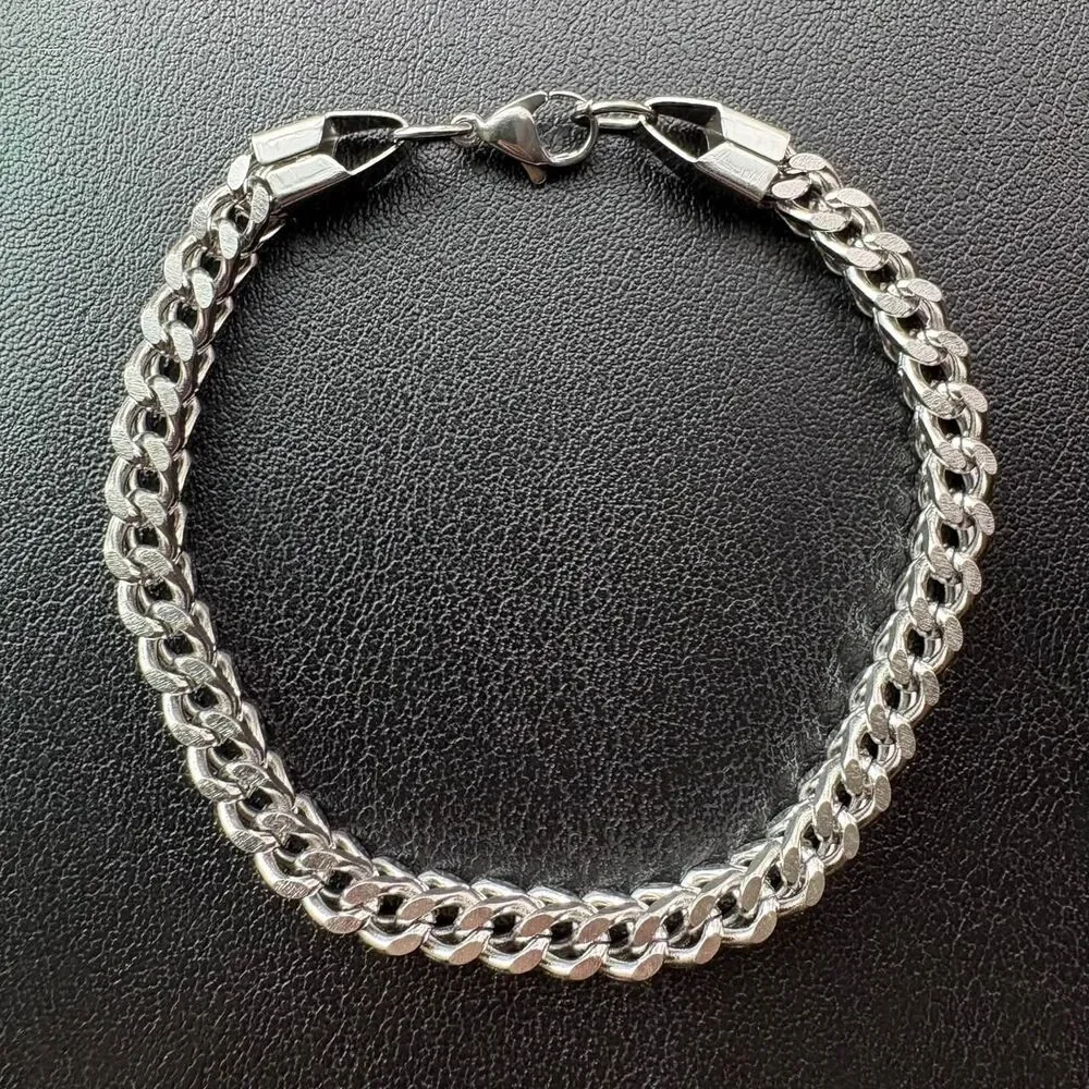 Unbranded Men's Silver and Grey Jewellery